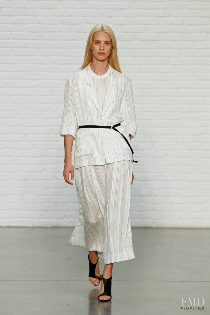 Julia Frauche featured in  the Yigal Azrouel fashion show for Spring/Summer 2015