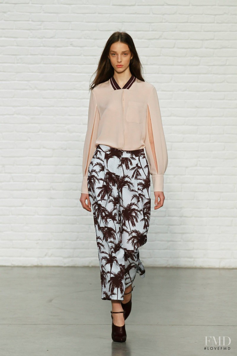 Larissa Marchiori featured in  the Yigal Azrouel fashion show for Spring/Summer 2015