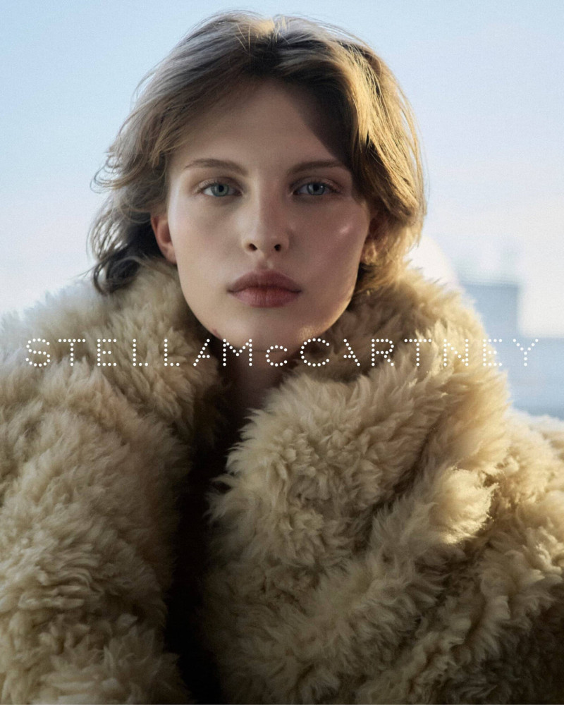 Agel Akol featured in  the Stella McCartney advertisement for Autumn/Winter 2025