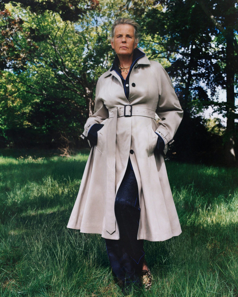 Assa Baradji featured in  the Burberry advertisement for Autumn/Winter 2025