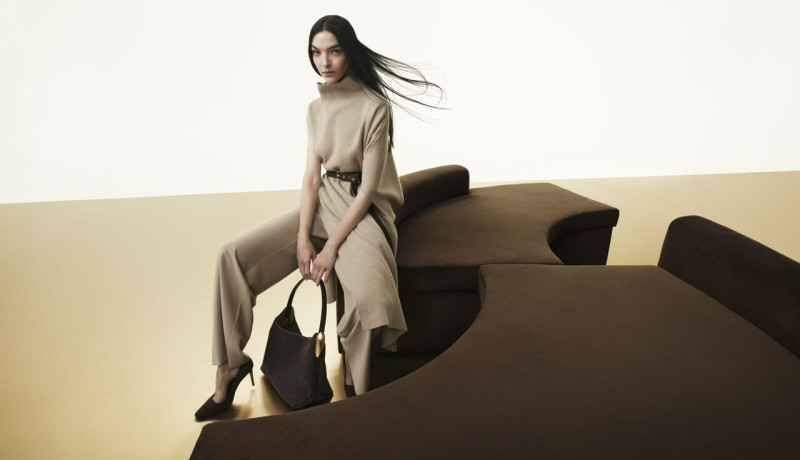 Claudia Schiffer featured in  the Donna Karan New York advertisement for Autumn/Winter 2025