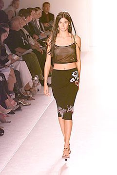 Nicole Miller fashion show for Spring/Summer 2000