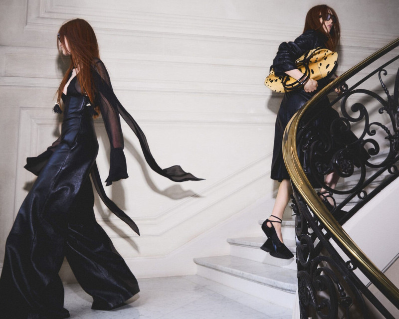 Jadi Wegener featured in  the Nina Ricci advertisement for Autumn/Winter 2025