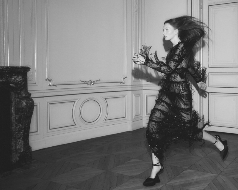 Jadi Wegener featured in  the Nina Ricci advertisement for Autumn/Winter 2025
