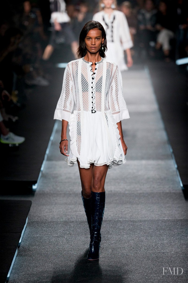 Liya Kebede featured in  the Louis Vuitton fashion show for Spring/Summer 2015
