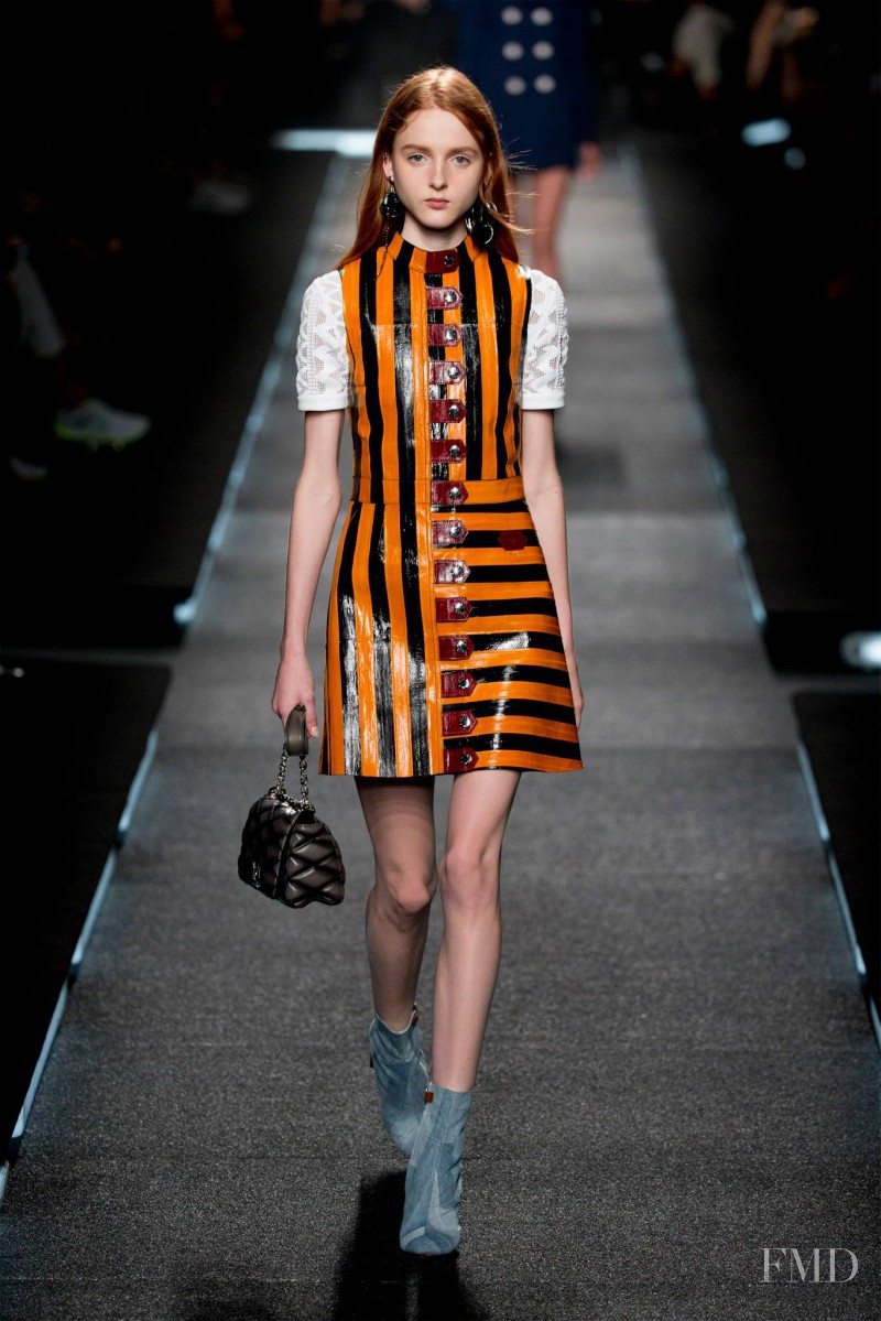 Madison Stubbington featured in  the Louis Vuitton fashion show for Spring/Summer 2015