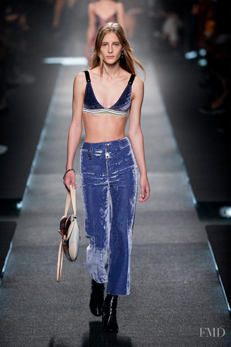 Olympia Campbell featured in  the Louis Vuitton fashion show for Spring/Summer 2015