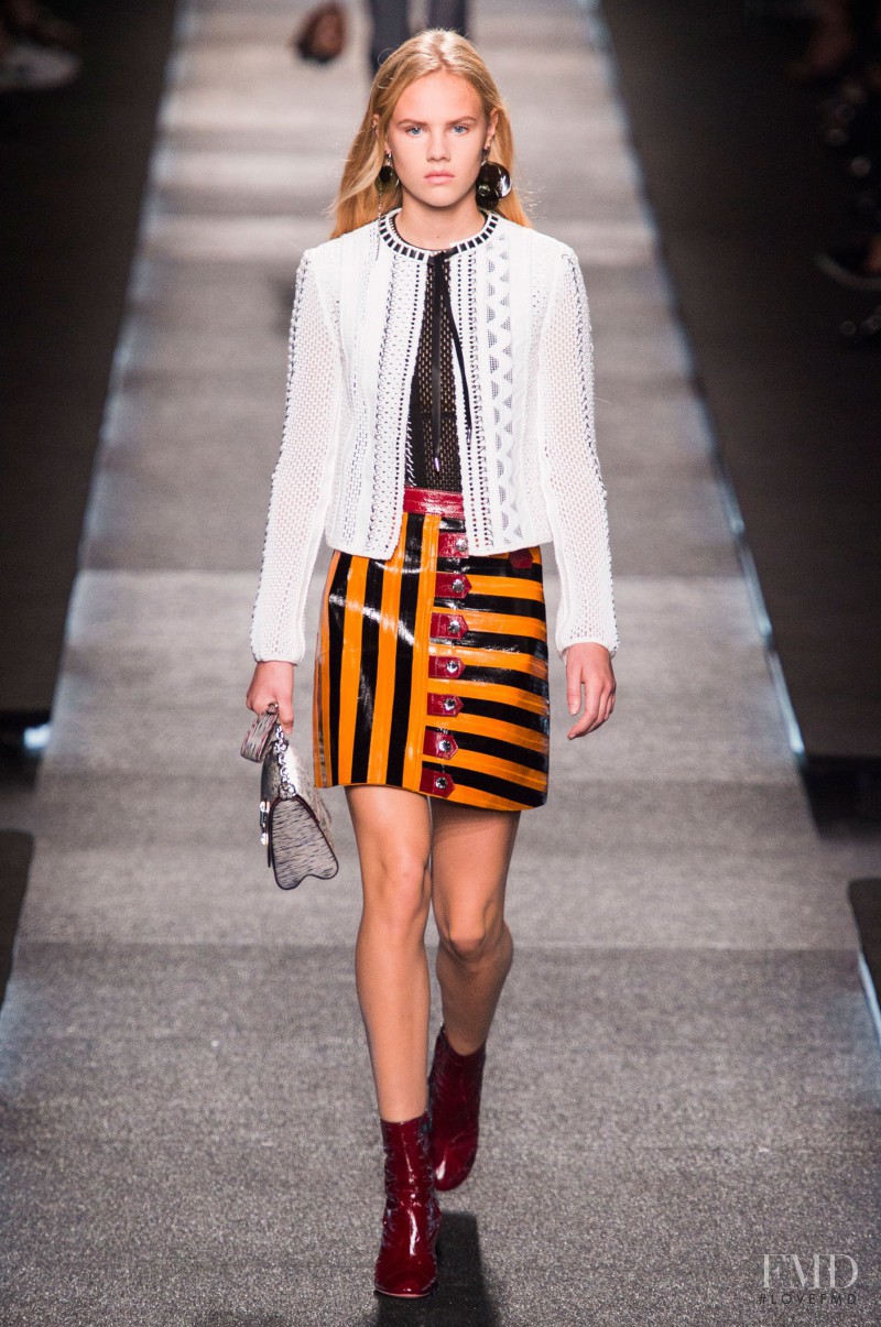Elisabeth Faber featured in  the Louis Vuitton fashion show for Spring/Summer 2015