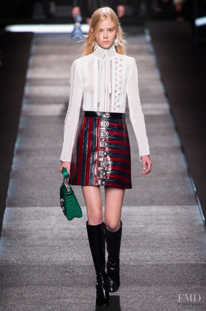 Amalie Schmidt featured in  the Louis Vuitton fashion show for Spring/Summer 2015