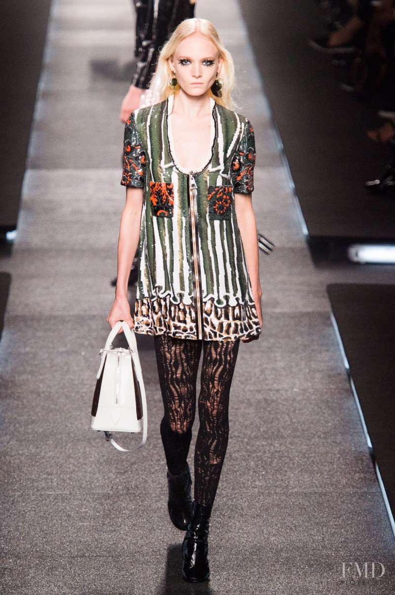 Maja Salamon featured in  the Louis Vuitton fashion show for Spring/Summer 2015