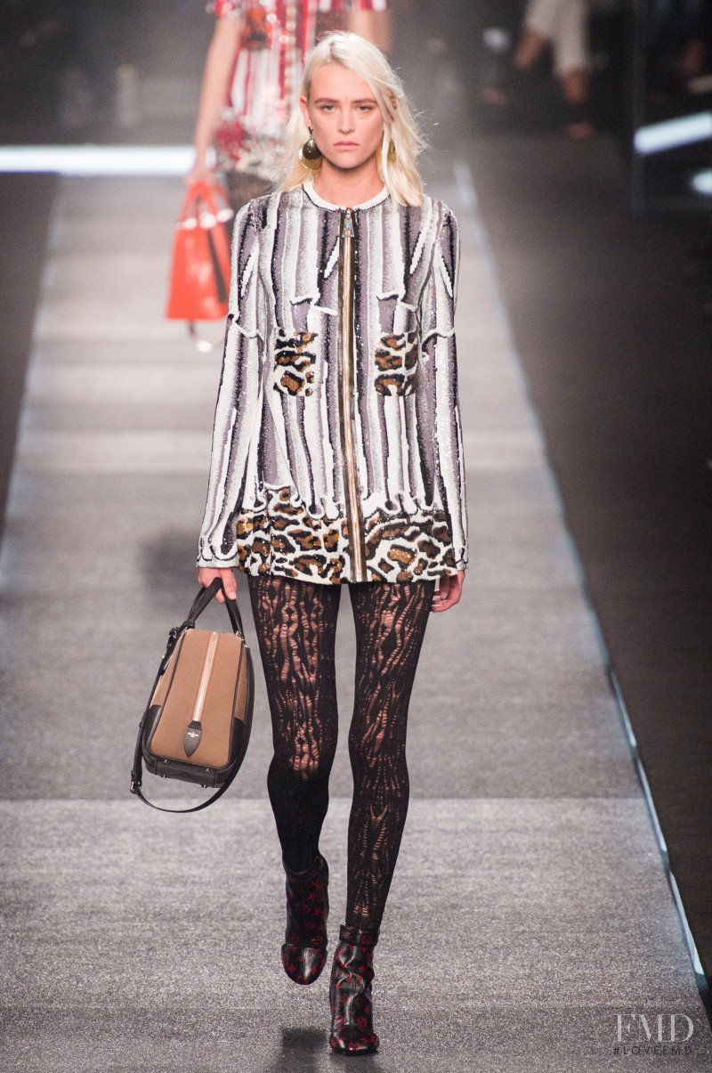 Milou van Groesen featured in  the Louis Vuitton fashion show for Spring/Summer 2015