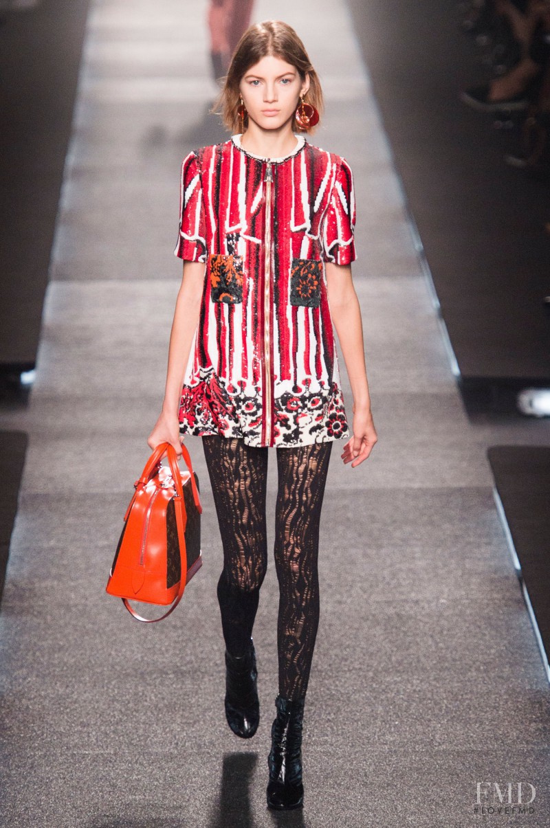 Valery Kaufman featured in  the Louis Vuitton fashion show for Spring/Summer 2015