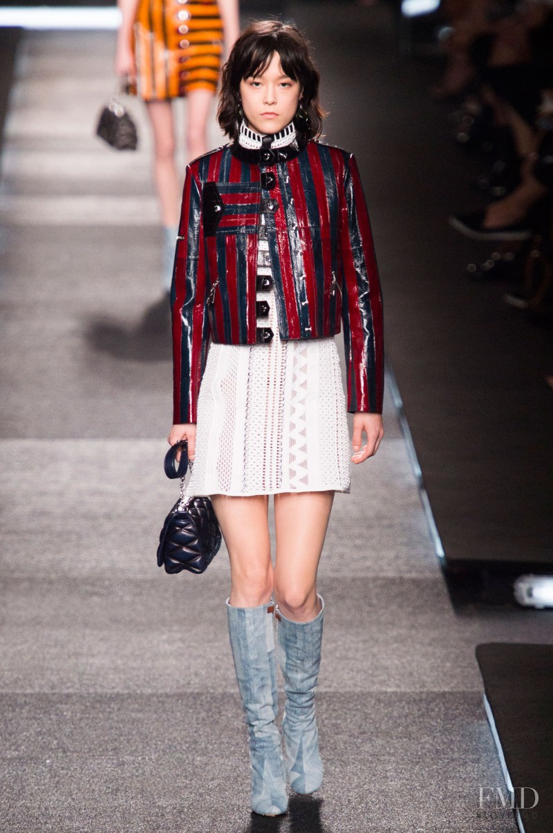 Mae Lapres featured in  the Louis Vuitton fashion show for Spring/Summer 2015