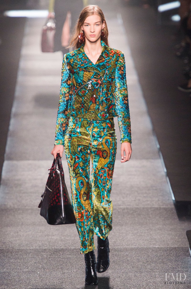 Elena Bartels featured in  the Louis Vuitton fashion show for Spring/Summer 2015