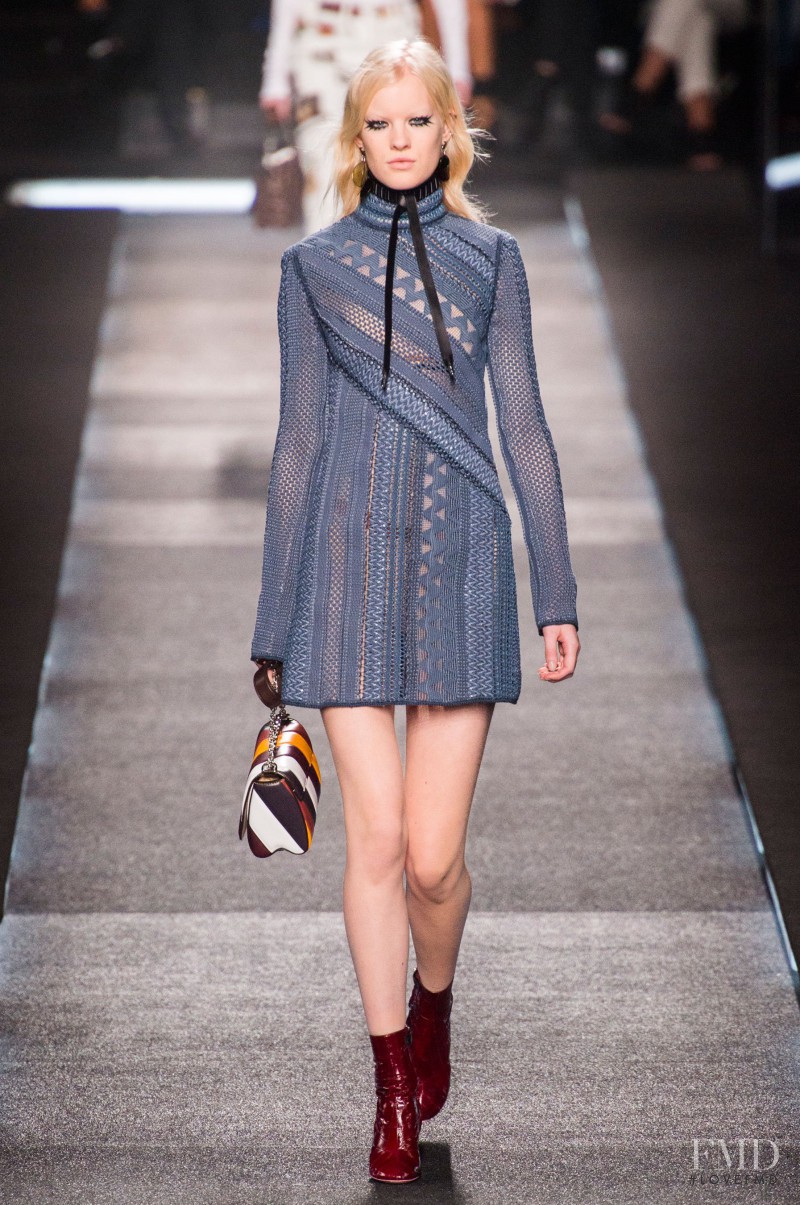 Linn Arvidsson featured in  the Louis Vuitton fashion show for Spring/Summer 2015