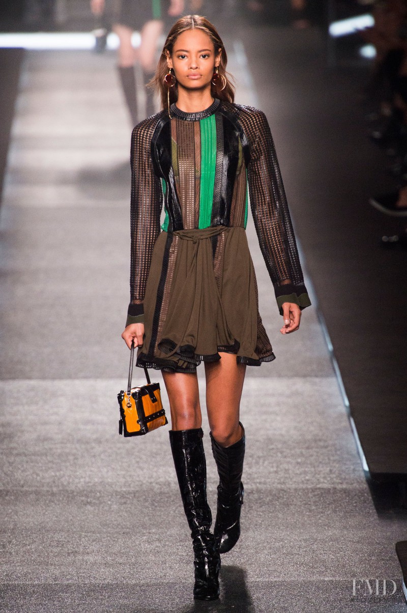 Malaika Firth featured in  the Louis Vuitton fashion show for Spring/Summer 2015