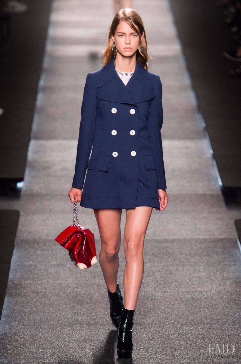 Julia Jamin featured in  the Louis Vuitton fashion show for Spring/Summer 2015