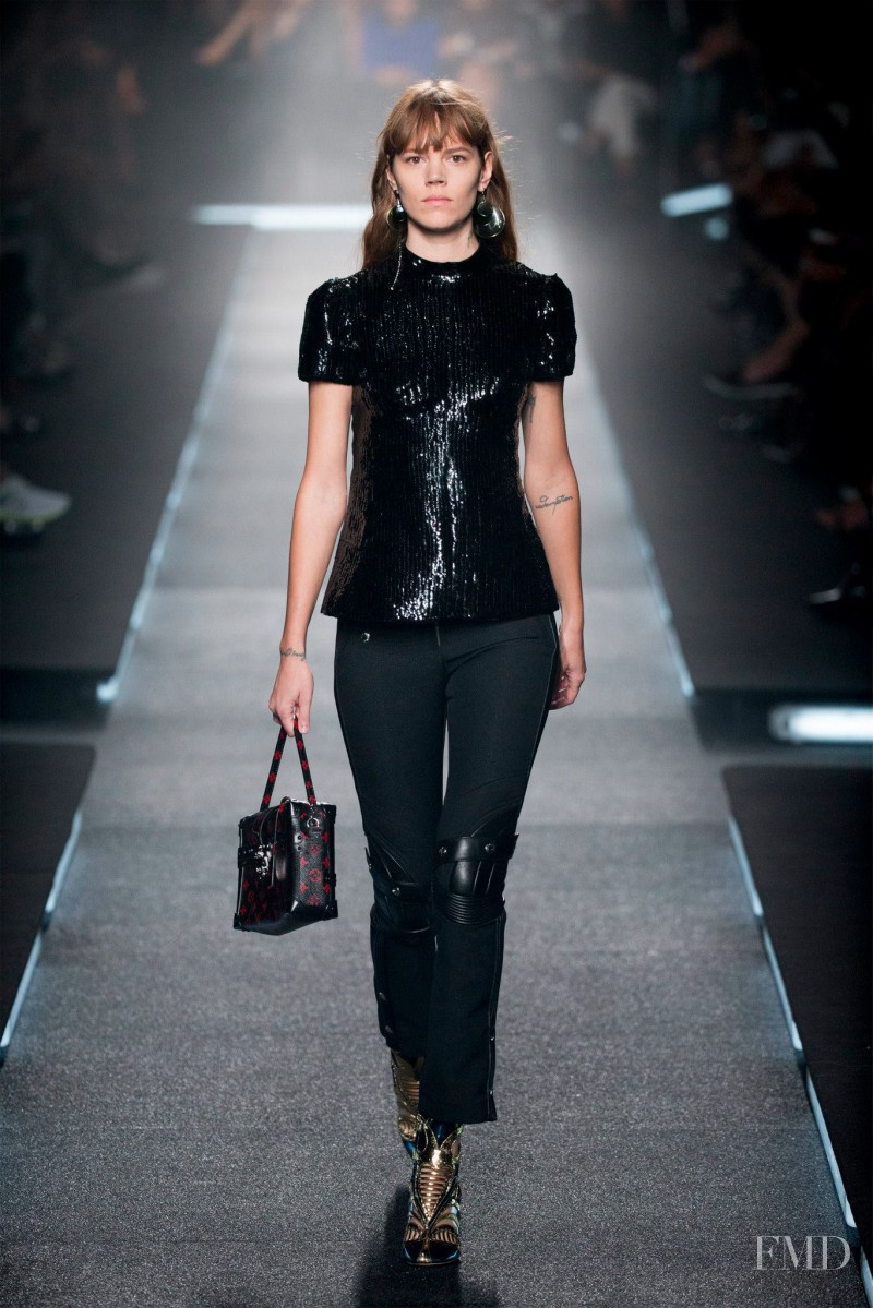Freja Beha Erichsen featured in  the Louis Vuitton fashion show for Spring/Summer 2015
