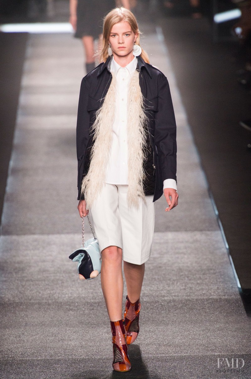 Kadri Vahersalu featured in  the Louis Vuitton fashion show for Spring/Summer 2015