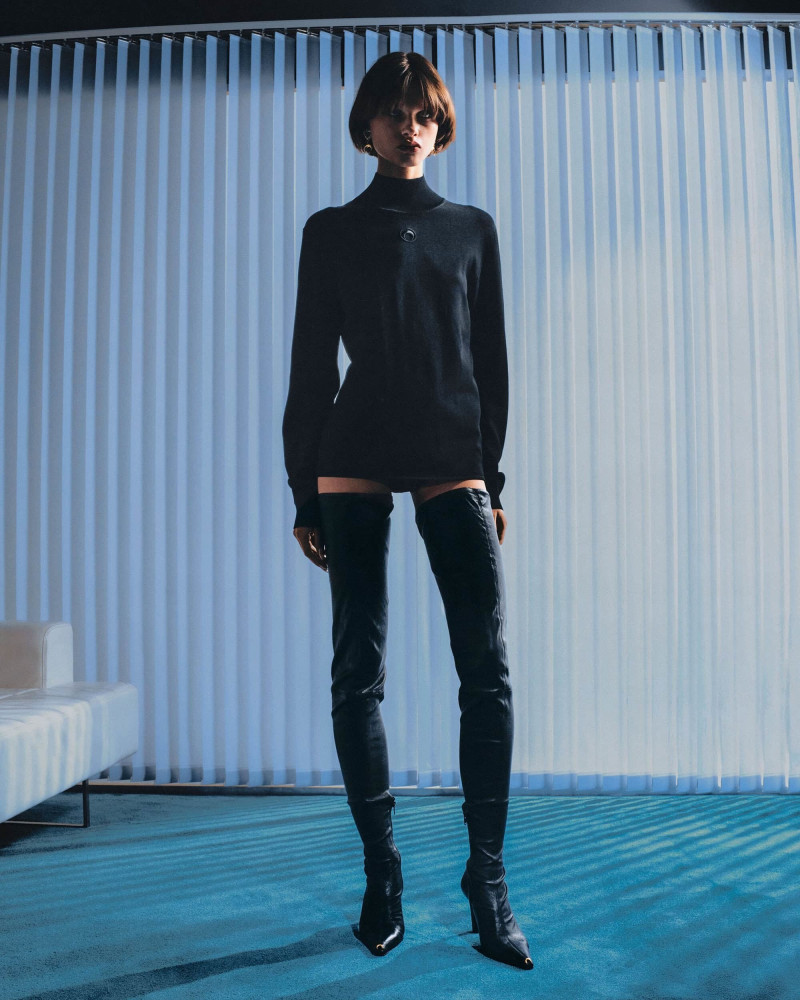 Dalton Dubois featured in  the Marine Serre Afternoon in Los Angeles advertisement for Autumn/Winter 2025
