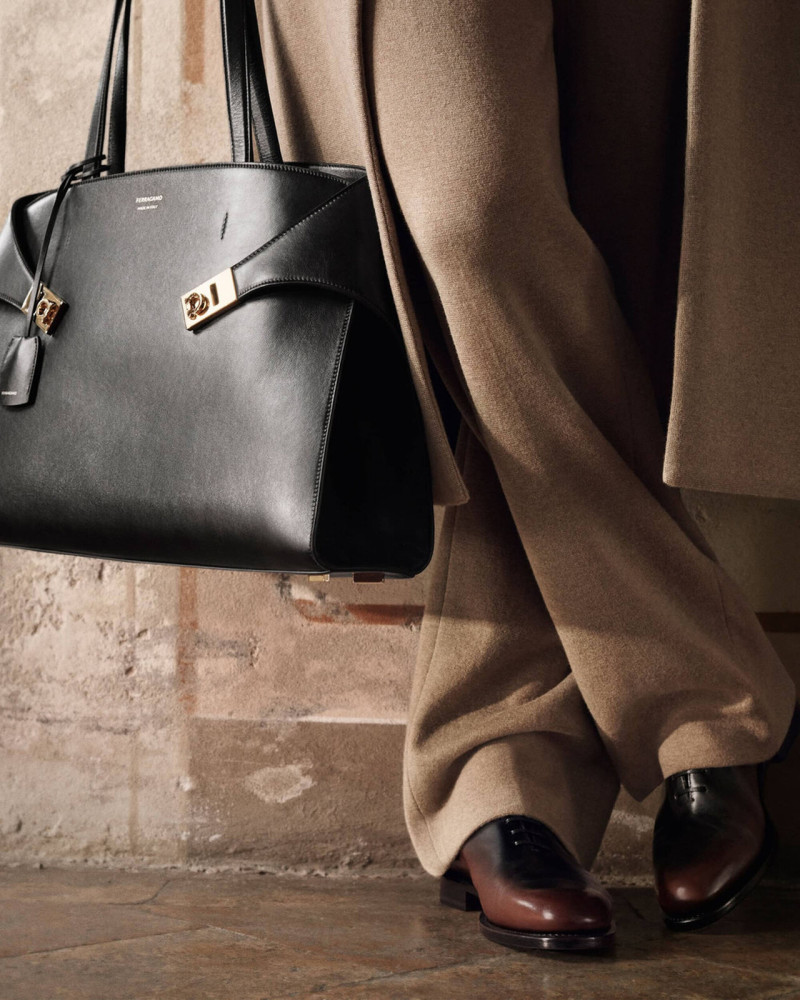 Apolline Rocco Fohrer featured in  the Salvatore Ferragamo advertisement for Autumn/Winter 2025