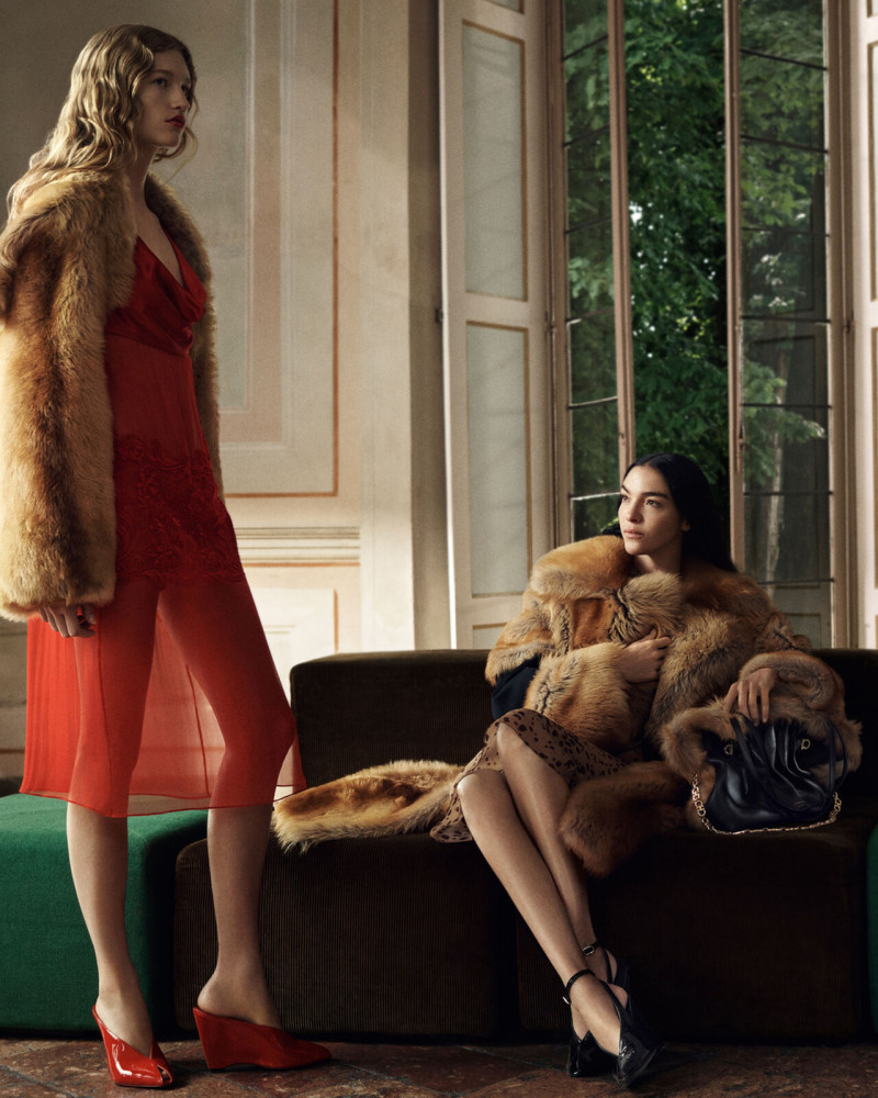 Apolline Rocco Fohrer featured in  the Salvatore Ferragamo advertisement for Autumn/Winter 2025