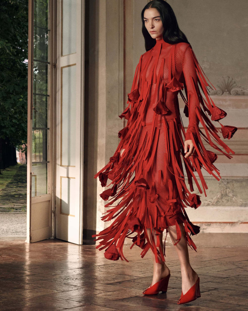 Apolline Rocco Fohrer featured in  the Salvatore Ferragamo advertisement for Autumn/Winter 2025