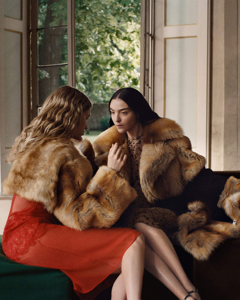 Apolline Rocco Fohrer featured in  the Salvatore Ferragamo advertisement for Autumn/Winter 2025