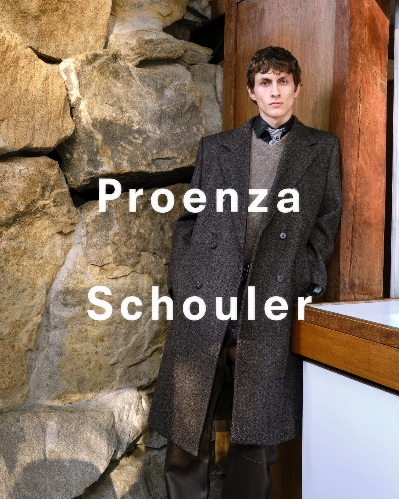 Binx Walton featured in  the Proenza Schouler advertisement for Autumn/Winter 2025