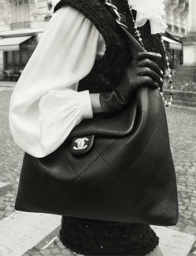 Mona Tougaard featured in  the Chanel advertisement for Autumn/Winter 2025
