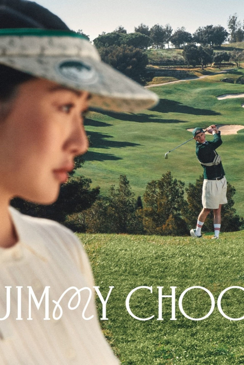 Jimmy Choo and malbon golf 2025 advertisement for Summer 2025