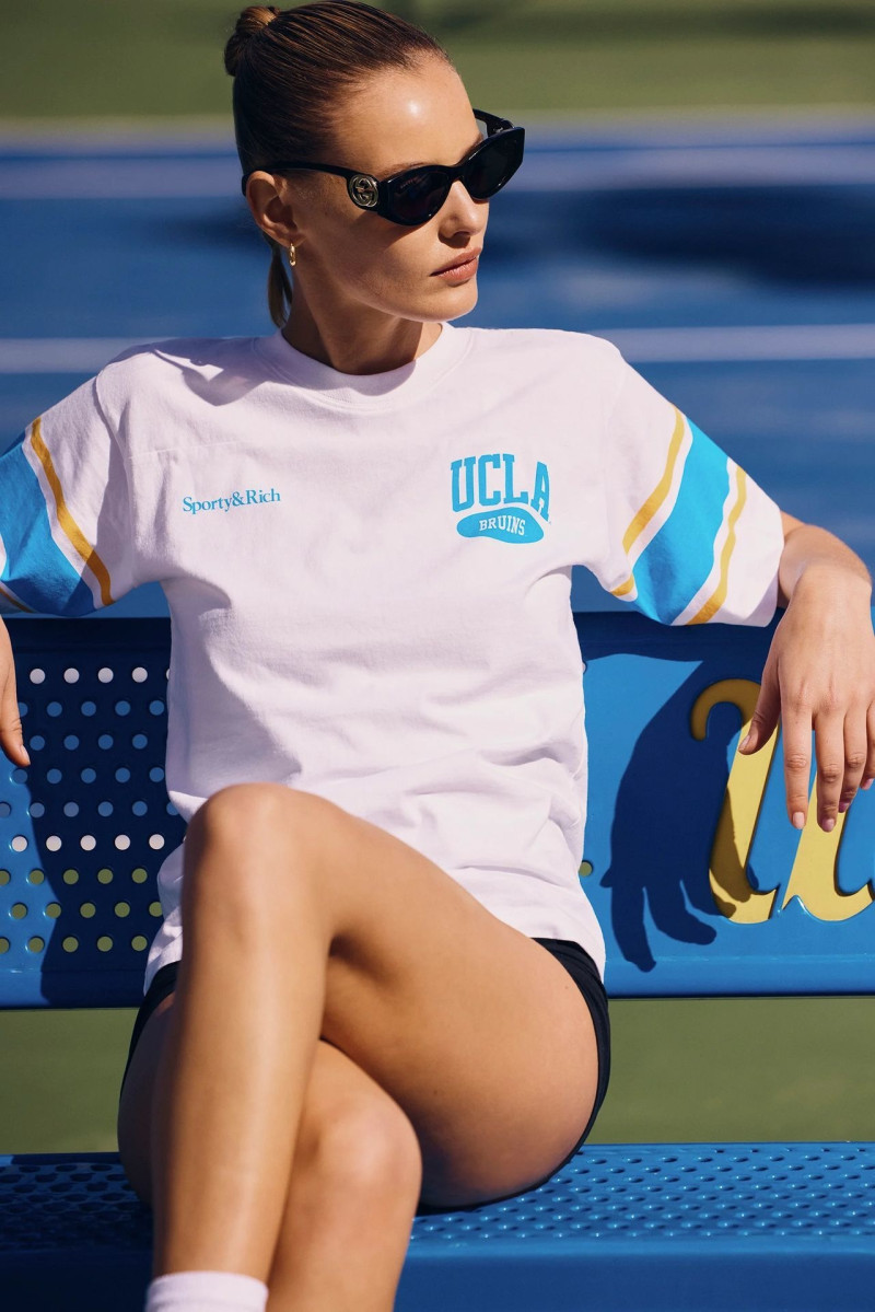 Sporty & Rich ucla 47 advertisement for Summer 2025