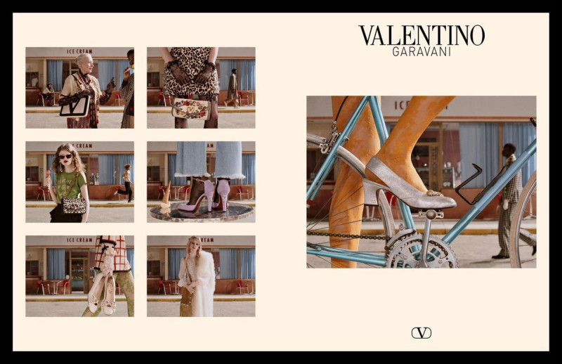 Amelia Gray Hamlin featured in  the Valentino advertisement for Autumn/Winter 2025