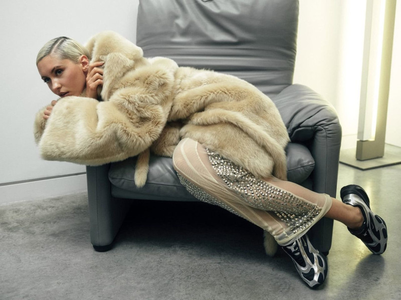 Shivaruby Premkanthan featured in  the Knwls advertisement for Autumn/Winter 2025
