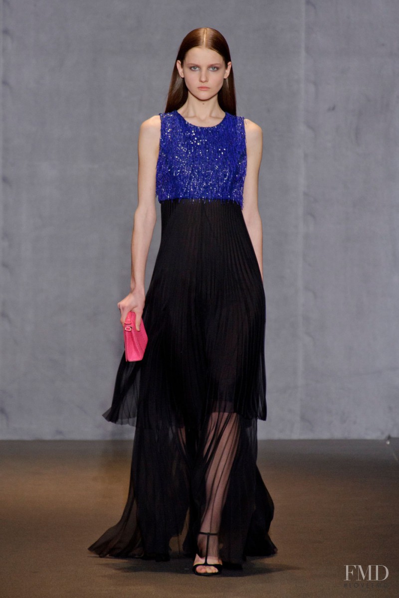 Luba Hryniv featured in  the Andrew Gn fashion show for Autumn/Winter 2014