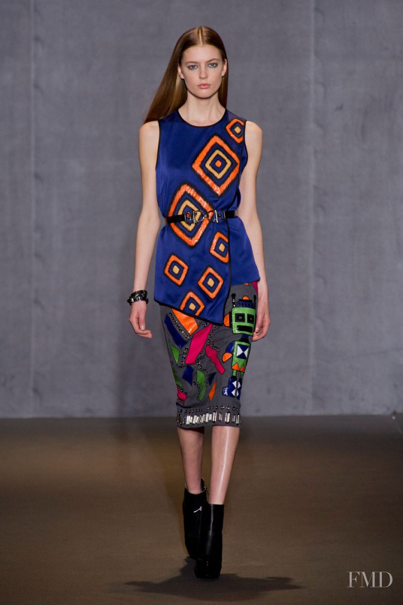Emmy Rappe featured in  the Andrew Gn fashion show for Autumn/Winter 2014