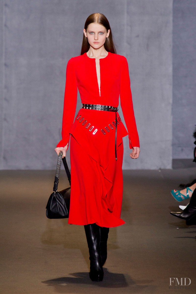 Luba Hryniv featured in  the Andrew Gn fashion show for Autumn/Winter 2014