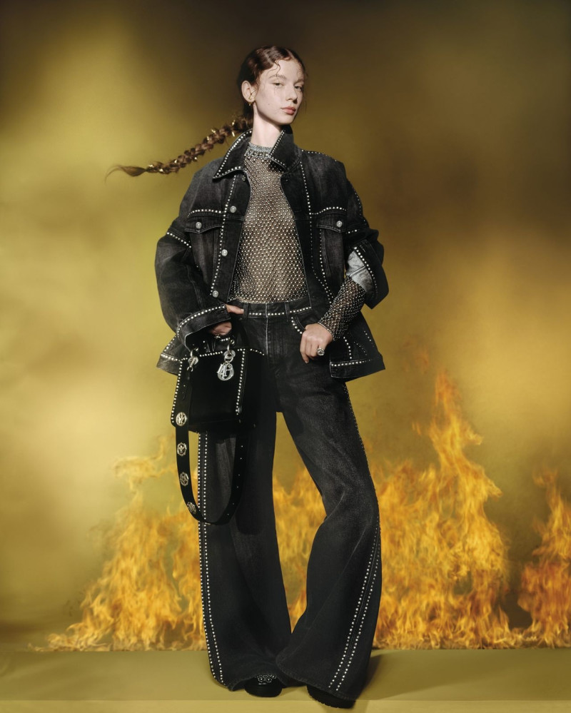 Ali Dansky featured in  the Christian Dior advertisement for Resort 2025
