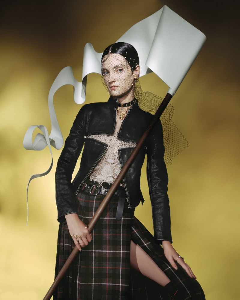 Ali Dansky featured in  the Christian Dior advertisement for Resort 2025