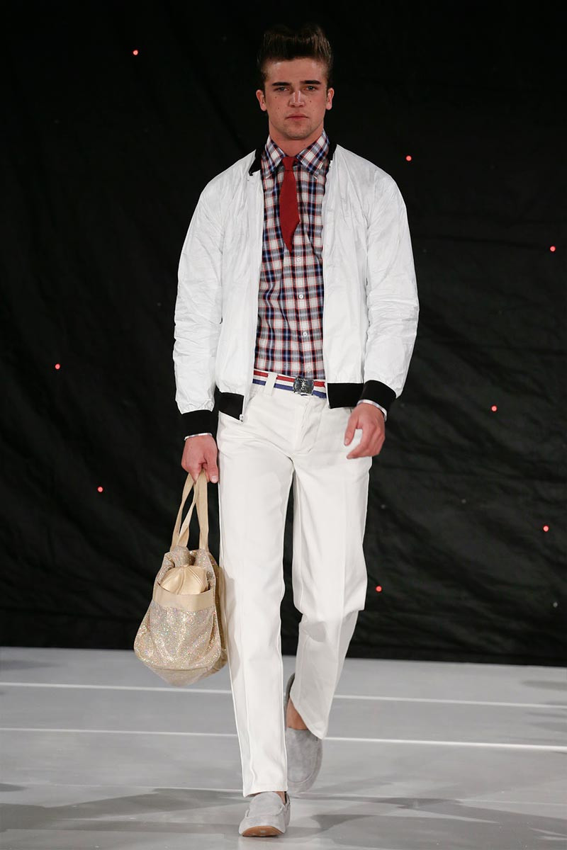 River Viiperi featured in  the Marlon Gobel fashion show for Spring/Summer 2013