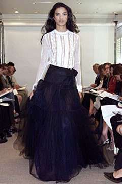Oscar de la Renta fashion show for Spring/Summer 2002