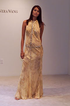 Vera Wang fashion show for Spring/Summer 2002