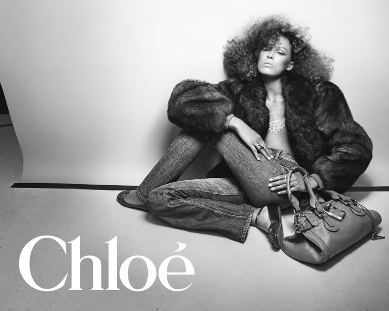 Chloe Paddington Bag Campaign advertisement for Winter 2025