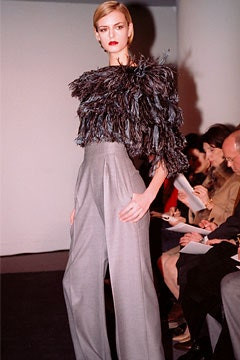 Bill Blass fashion show for Autumn/Winter 2001