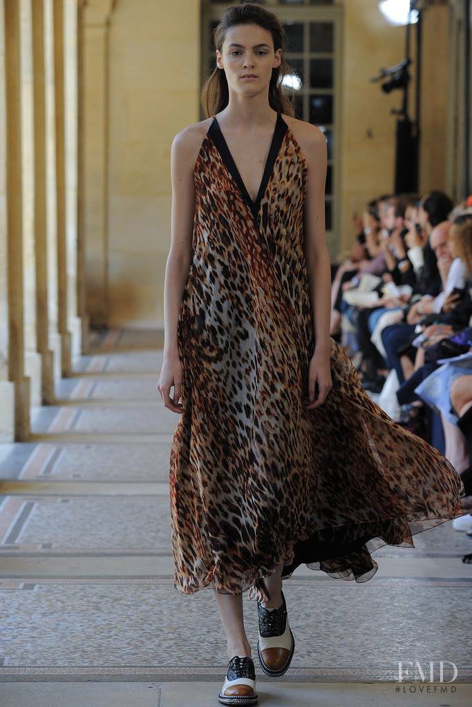 Kremi Otashliyska featured in  the Bouchra Jarrar fashion show for Autumn/Winter 2014