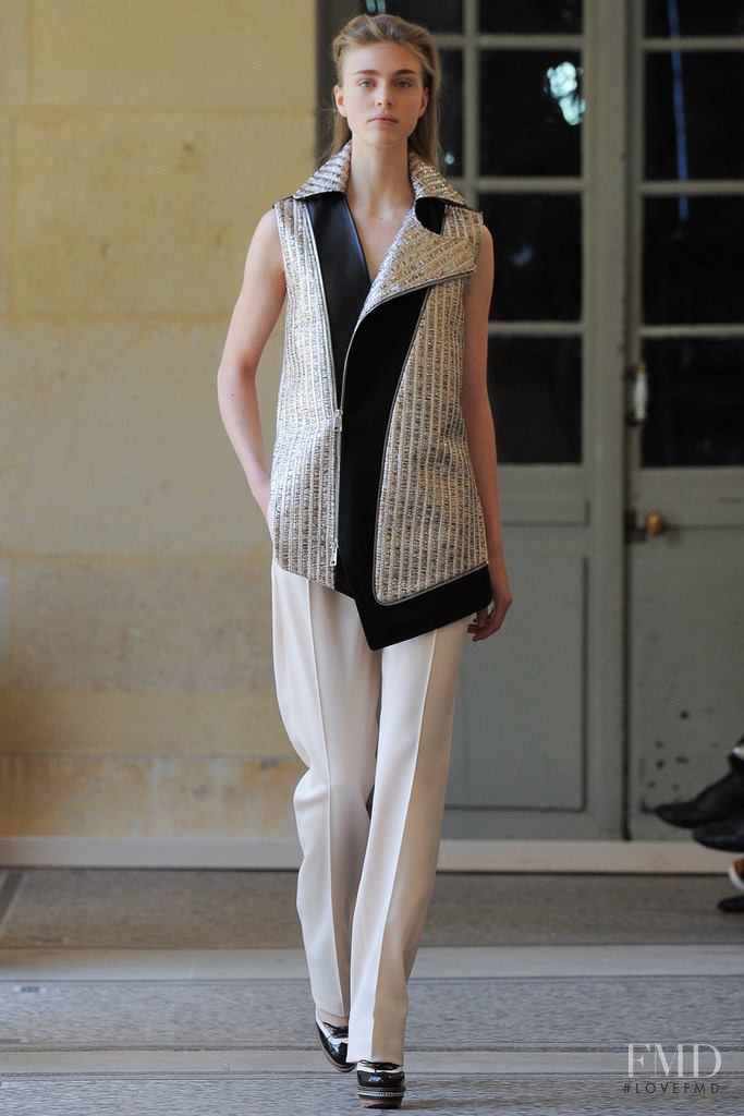 Hedvig Palm featured in  the Bouchra Jarrar fashion show for Autumn/Winter 2014