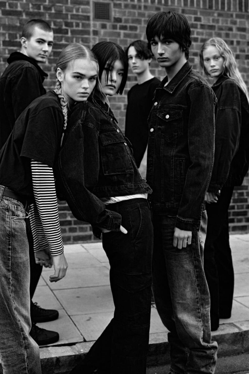 Ka Wai featured in  the Zara TRF Denim advertisement for Autumn/Winter 2022