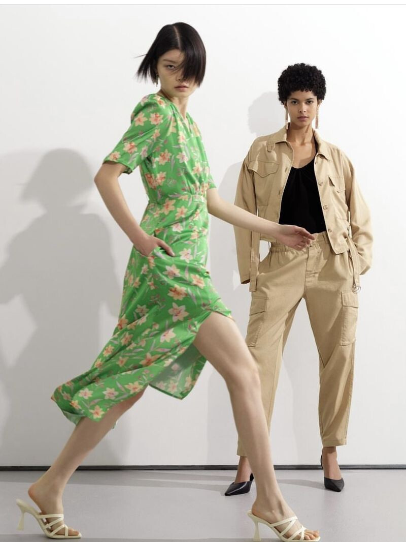 Ka Wai featured in  the French Connection advertisement for Spring/Summer 2023
