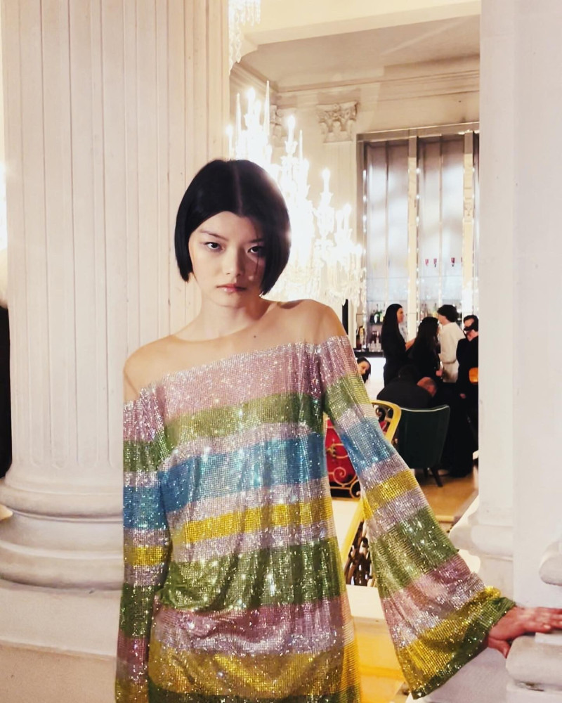 Ka Wai featured in  the Celia Kritharioti advertisement for Spring/Summer 2024