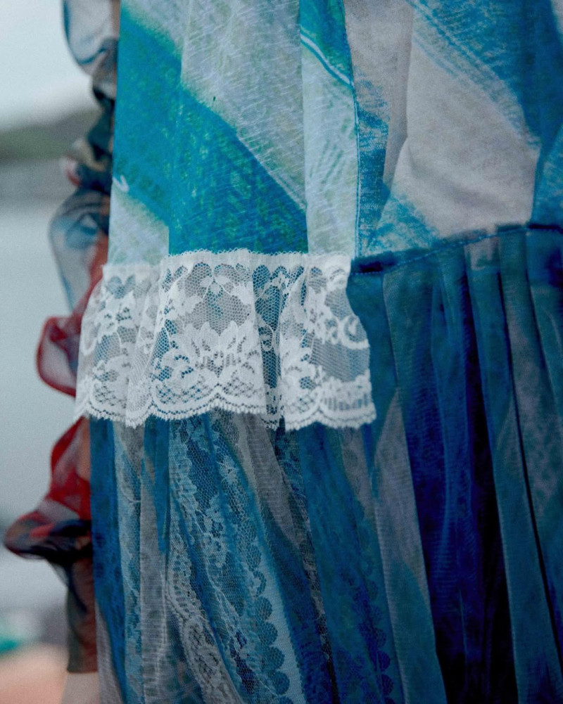 Ka Wai featured in  the Dean Lap Chan Nostalgic Prose lookbook for Autumn/Winter 2023